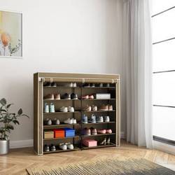 Flipkart-SmartBuy-2-Door-Metal-Collapsible-Shoe-Stand-Beige-12-Shelves