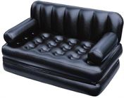 Airsofa-cum-Bed-PVC-Polyvinyl-Chloride-3-Seater-Inflatable-Sofa-Color-Black