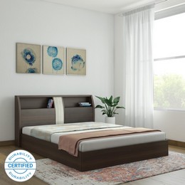 Spacewood-Monarch-Engineered-Wood-Queen-Hydraulic-Bed-Finish-Color-Melamine
