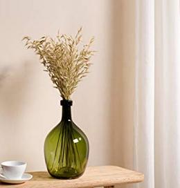 Rustic-Medium-Olive-Green-Home-Decor-Glass-Vases-fo-Flowers