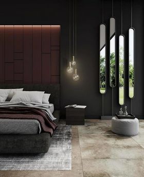 earthen color pallete bedroom interior